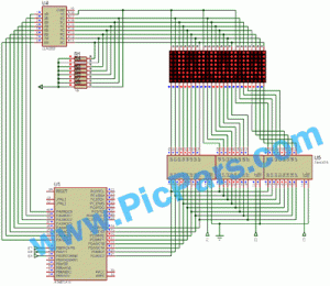 دانلود پروژه کامل تابلو روان ۳۲*۸ با AVR به زبان بیسیک