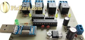کنترل رله توسط پورت USB با C#