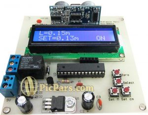 فاصله سنج و عمق سنج آلتراسونیک با AVR
