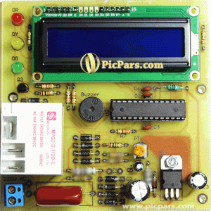 پروژه محافظ 30 آمپری با avr و نمایشگر LCD
